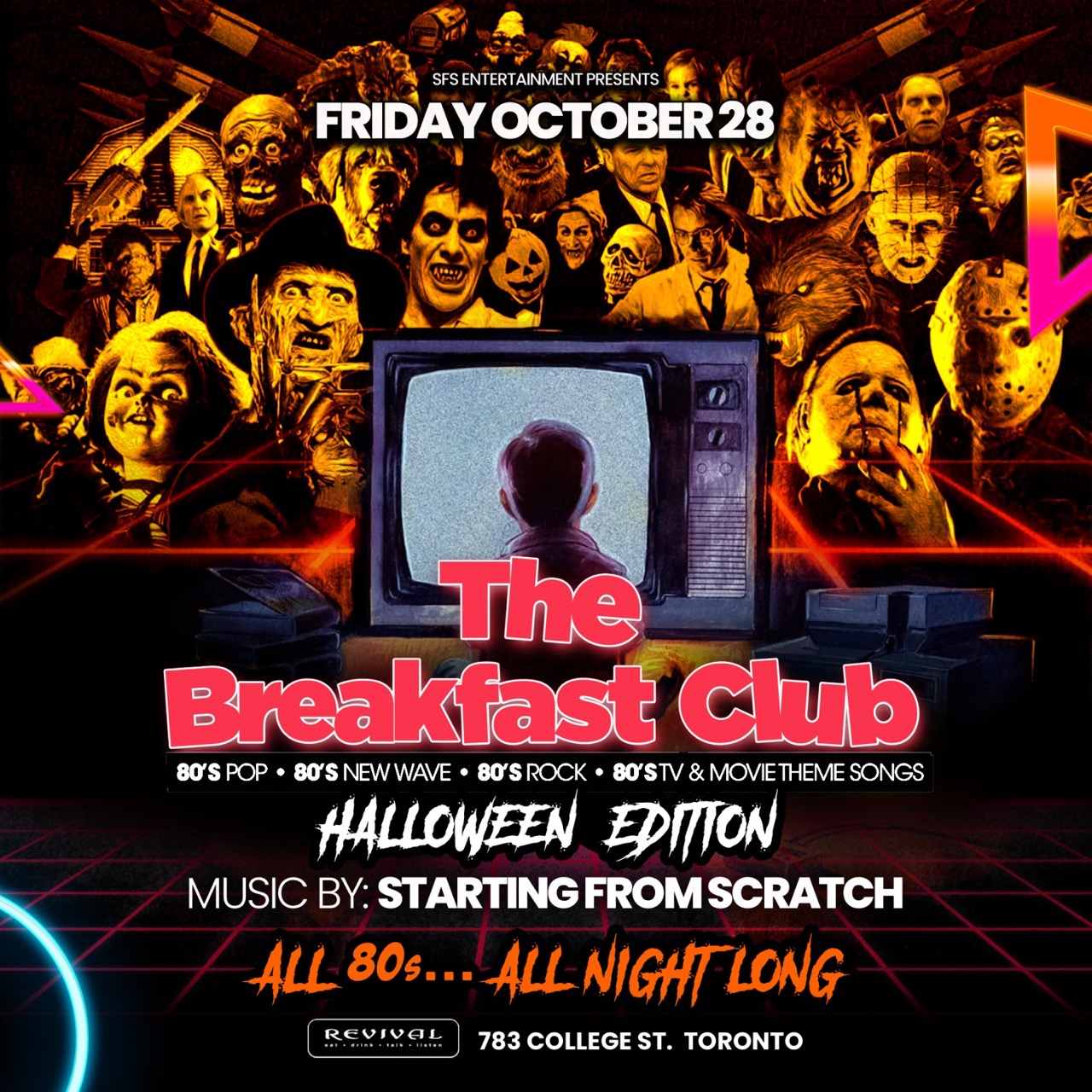 The Breakfast Club Halloween - Revival Event Venue - Toronto's Premiere  Boutique Event Space